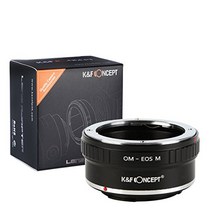 [정규 대리점]K&F 올림푸스 OM-CANON EOS M 마운트 어댑터 렌즈 크로스 부착
