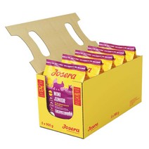 요세라독 미니 주니어 1.8kg 연어와 오리 독일 강아지 사료, 4.5kg (900g x 5개)