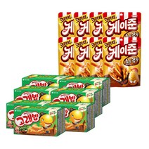 오리온 포카칩66gX8봉초코파이통크선물카스타드초코칩다이제볼고래밥꼬북칩, 24 고래밥볶음46g x7개+케이준