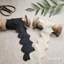 레이스천[자체제작] 블랙 /베이지 면 레이스 new color