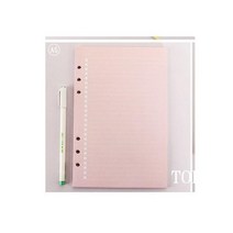 A5 A6 마카롱 레이저 컬러 DIY 바인더 노트북 커버 일기 어젠다 플래너 종이 학교 문구, pink to do