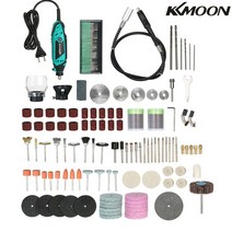 케이케이문 핸드그라인더 연마기 조각기 드릴링 전기 그라인더 130W 195종세트 30000RPM, 1세트