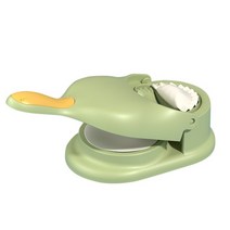 만두만드는기계 만두피 가정용 반죽 틀 DIY 주방 만두 메이커 양식 2 In 1 반죽 압착기 금형 과자 도구, 01 green