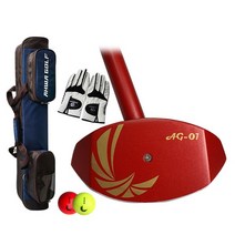 그라운드골프 5종세트 남여 고급형 국산골프채 Ag01 아화골프, 84cm 레드 B-2