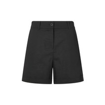 23SS 블랙 단색 면혼방 밴드반바지 HWPA3B934BK