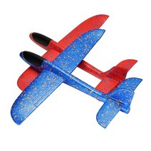 재미존 (1 1)AIR글라이더비행기 스티로폼비행기 opp포장_대(빨강 파랑), 1세트