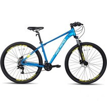 HH HILAND Hiland 남성용 29인치 산악 자전거 알루미늄 프레임 전방 및 후방, Light Blue_19 inch frame heigh