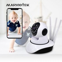 홈캠 가정용cctv 베이비캠 펫캠1080P 베이비 모니터 IP 카메라 와이파이 홈 보안 비디오 감시 보모 캠 베이비 카메라 CCTV 야간 투시경 P2p 베이비 폰 와이파이, CHINA_US plug