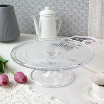 cocooning 북유럽풍 베이커리 디저트 케익 스탠드 1단접시 모음, 4클랙식투명