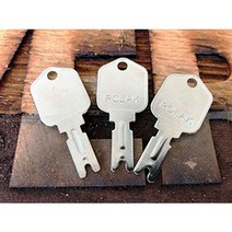 3 Keys-Forklift Key Clark Yale Daewoo GRADALL JLG HYSTER CAT SKYTRAC Polak １66, 1