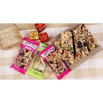 바삭견과 다이어트간식 에너지바 수제견과류바 20개세트, 견과바10개+씨앗바10개, 35g