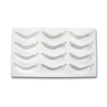 12 캐비티 3D 바나나 실리콘 곰팡이 초콜릿 무스 케이크 아이스크림 디저트 페이스트 곰팡이