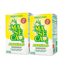 마세카 Amarillo 옥수수 마사 가루 1kg 2팩 Maseca Instant Yellow Corn Masa Flour 2.2lb | Masa