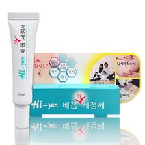 하이얀 배꼽 때 세정제, 1개, 10ml