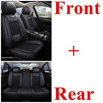 자동차 시트 커버 세트 혼다 시빅 핏 시티 Crv 레전드 어코드 인사이트 리지라인 크로스투어 재즈 Hrc 컨, 03 black standard