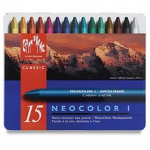 까렌다쉬 유성크레용 NEOCOLOR1 15색세트, 없음