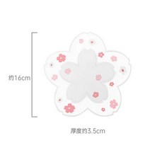 전통소반 다과상 호족반 손님 접이식 반상 전통 레트로일본 스타일 실리카 젤 벚꽃 단열 테이블 매트 가족, 04 White pot holder