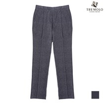 인디안 TREMOLO 네이비 프린트 면혼방 바지_TRNDLUM3541