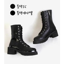 슈니슈 루카스 지퍼 미들레이스업 워커(6cm/2colors)