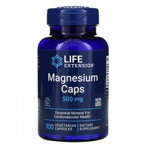 라이프익스텐션 아이허브 3개X Lfe Extenson 마그네슘 캡스 500mg 100베지캡슐