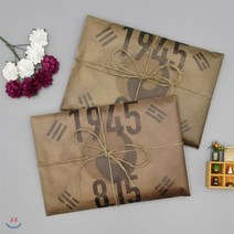 [예스24단독판매/예스24배송] 1945 8.15 광복74주년 기념 소포 : 독립선언서+대한민국 임시헌장+태극기엽서+윤동주 사진 엽서+안중근 메탈 스티커+윤...
