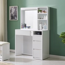 가구에반하다 템바리아 900 LED 화장대(의자미포함), 화이트