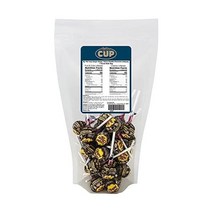By The Cup Chupa Chups 체리맛 막대사탕 1파운드 벌크백, 초콜릿 바닐라
