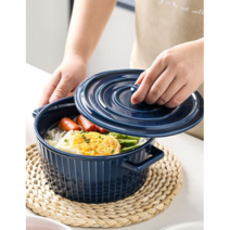 온나 오븐 전자레인지용 세라믹 용기, 화이트