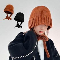 귀여운여성스타일겨울모자턱끈니트비니꽈배기비니두꺼운비니겨울비니귀여운비니여성비니여자비니캐주얼비니