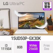 LG 울트라PC 15UD50P-GX30K [ CPU 12세대 무상 업그레이드], 8GB, 256GB, 윈도우 미포함