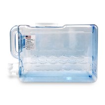 애로우 사각형 캠핑 물통 9.4L, 투명, 1개