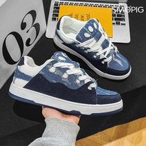 SMOPIG 남성 사계절 캐주얼 빈티지 운동화