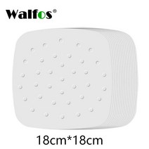 기름종이 유산지제작 종이호일 미용용품Walfos-스퀘어 베이킹 페이퍼 실리콘 오일 100 매 번케이크 종이, 03 18x18cm