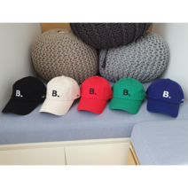 마크그린 레터링 볼캡 골프 데일리 남녀공용 모자, Free, 블루