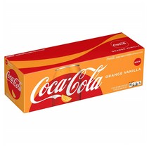 Coca-Cola Coke Orange Vanilla 미국 코카콜라 오렌지 바닐라 355ml(12oz) 12캔