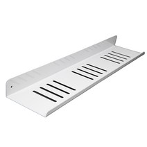 리빙아이 욕실선반 무타공 접착 일자 선반, 50cm - 화이트, 1개