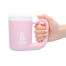 퍼피맨 pb+ 애견 발 세척기 자동형 중, 핑크, 1개