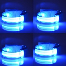승마 용품 안장 조끼 헬멧 장비 양말 용부츠 부떼 챕 화 도구4 pcs led 조명 말 다리 안전 벨트 말 다리 스트랩 야간 야외 196 131, 블루 4개