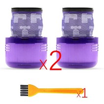 세척 가능한 대형 필터 유닛 다이슨 V11 Sv14 사이클론 애니멀 앱솔루트 토탈 클린 무선 진공 청소기 부품 교체용 Dyson Cyclone Animal Absolute Tot, 02 2Pcs filter