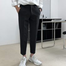 남자 키작남 키큰남 베이직 밴딩 정장 슬랙스 팬츠