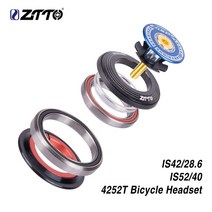 ZTTO 4444S MTB 자전거 헤드셋 44mm CNC 1 18 286 스트레이트 튜브 포크 인사이드 44 SEMI-INTEGRATED 마운, CHINA, 05 4252T Blue