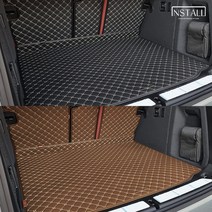 BMW X3(g01/2017~) 인스톨 프리미엄 트렁크매트_2열등받이포함, 등커버+트렁크바닥_블랙+브라운(실)