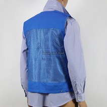 BUyuS등산복조끼 ITR-v34 타스란조끼 블루 학생회조끼굿딜 브이숍