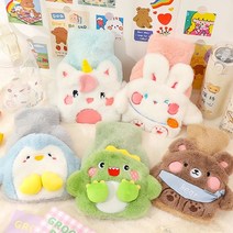 봉제인형 워터 핫팩 커버 손난로 보온 주머니 파우치, 공룡 WC514
