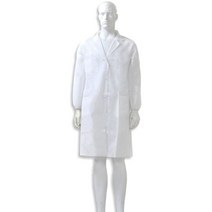 실험실가운 보호복 작업복 (흰색), XL
