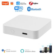 Tuya-스마트 홈 ZigBee 3.0 멀티 모드 게이트웨이 허브 블루투스 메쉬 와이파이 무선 브리지 알렉사 구글용, 01 Multi Mode Gateway 1