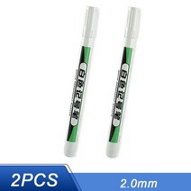 3d스캐너 3d스캔 1/2/3Pcs 마커 펜 낙서 방수 영구 연필 플라스틱 유리 스톤 금속 세라믹 목공 색칠 도구, 12 2PCS 2.0mm