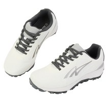 낫소 미끄럼방지 바닥창 이글 골프화 화이트 액티브한 케쥬얼스타일 디자인이이쁜 캐주얼스타일 편한골프화