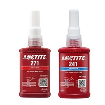 견고한 50ml 록타이트 241 스레딩 락킹 에이전트 파란색 중간 강도 나사 접착제 제거 가능 272 271 277 290, 03 241 and 271