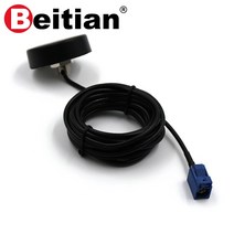GPS재방사 BEITIAN Fakra-K 고이득 GPS 글로나스 세라믹 안테나 액티브 앰프 세트 나사 천장 BN-D33FK, 한개옵션0